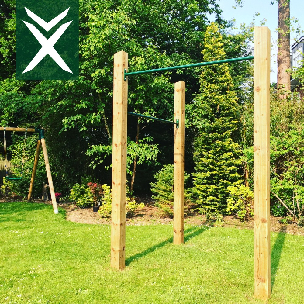 double pull up bar kit